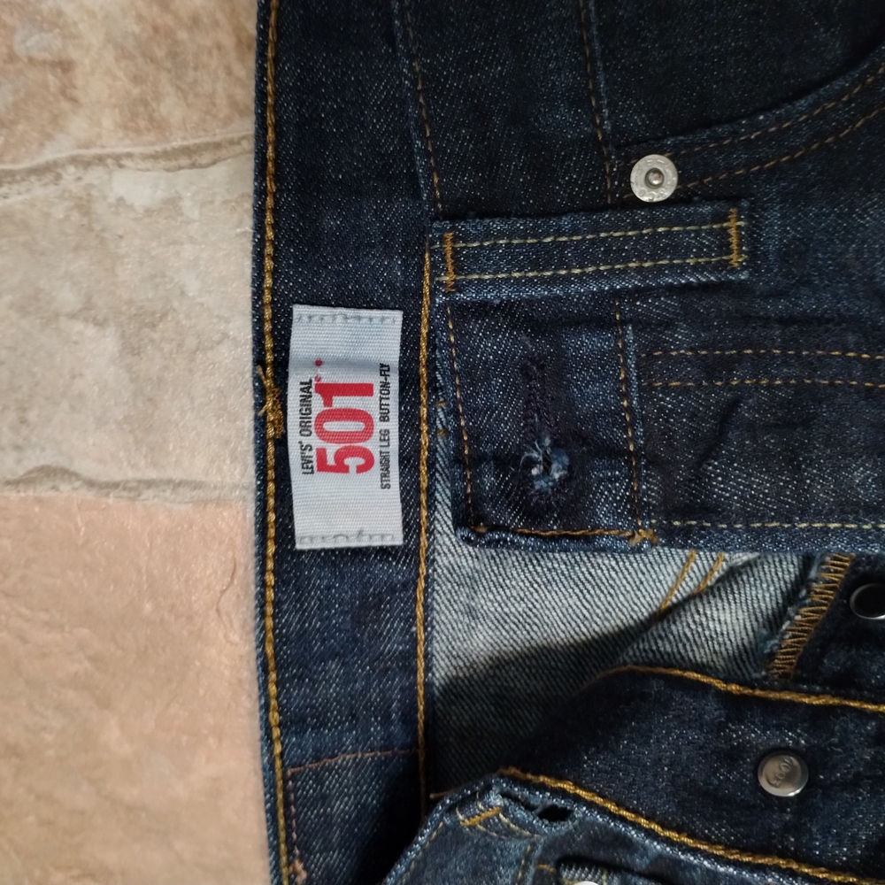 Vintage Levi's Blue Straight Jeans Classic Style